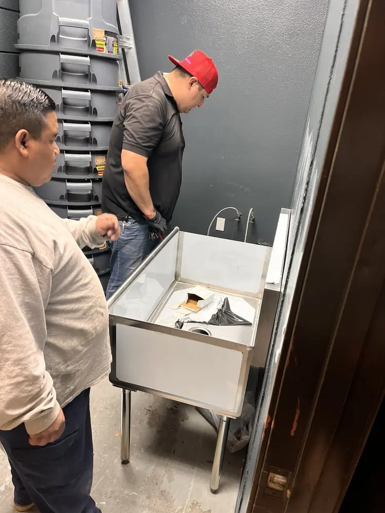Commercial plumbing and sink installation in Upper Green